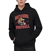 Mens Football Hoodie Classical Football Fans Sweatshirt Pullover Apparel