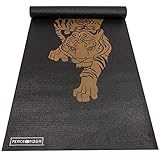 Peace Yoga Printed Design Yoga Mat, 3mm - Black Tiger
