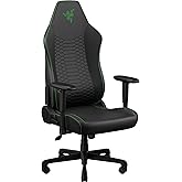 Razer Iskur V2 X NewGen Ergonomic Gaming Chair, Black/Green | Gen-2 EPU Leather with CoolTouch, Lumbar Support, Ultra-Wide Base, Foam Cushions, Adjustable 152 Degree Recline, 2D Armrests