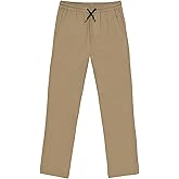 Billabong Boys Pull-on Stretch Twill Pants, Elasticized Drawstring Waistband, Comfortable Fit