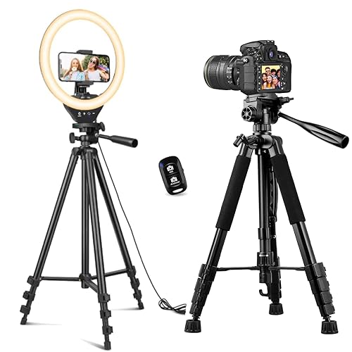 Amazon Tripod With Ring Light Under 500 Sensyne 10'' Ring Light
