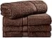 Utopia Towels 30x56 Inches Luxury Cotton Bath Towels, 4 Pack, Brown