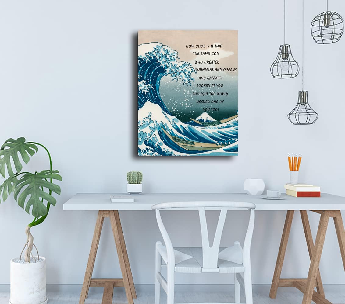 Bible Verse Canvas Print Wall Art How cool is it that the same God Canvas Wall Painting Framed Home Office Posters Artwork Decoration