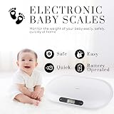 Marco Paul 20kg Digital Baby Scale for Infants & Pets - White view 6