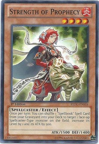 Yu-Gi-Oh! - Strength of Prophecy (REDU-EN018) - Return of the Duelist - 1st Edition - Common