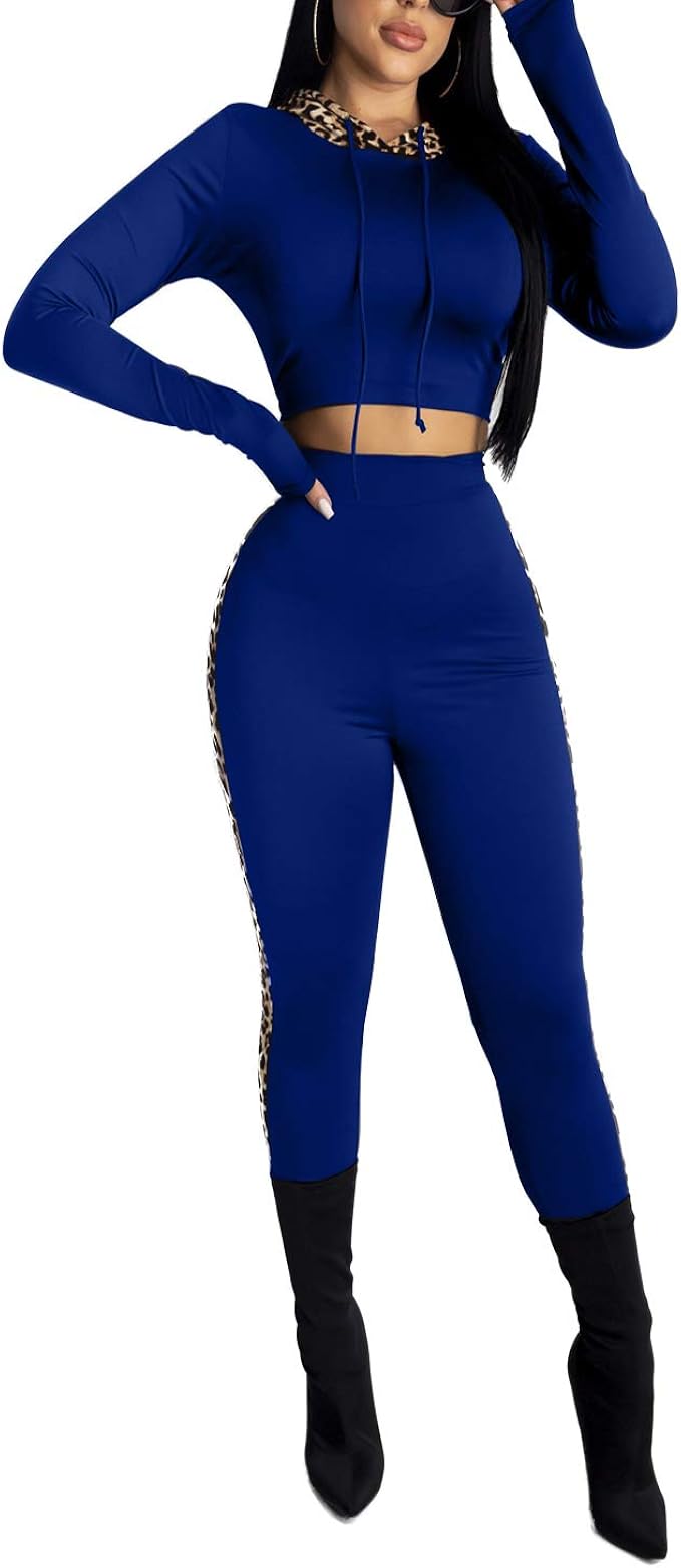 leopard jogging suit