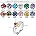 Lam Hub Fong Personalized Mother Rings with 3 Birthstone Mother Daughter Rings Sterling Silver Ring for Women