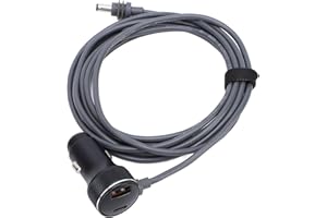 Mini DC Power Cable, 6.5FT/16.4FT/32.8FT 24V-12V DC to Cigarette Lighter Power Cable for Satellite, Mini Cable for 100W + PD 