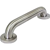 Highcraft Grab Bar for Bathtubs and Showers, Shower Grab Bars for Seniors and Elderly, Safety Bar for Bathroom 12" x 1.5" ADA Compliant Grab Bar, Heavy Duty Stainless Steel Shower Handle Wall Mount