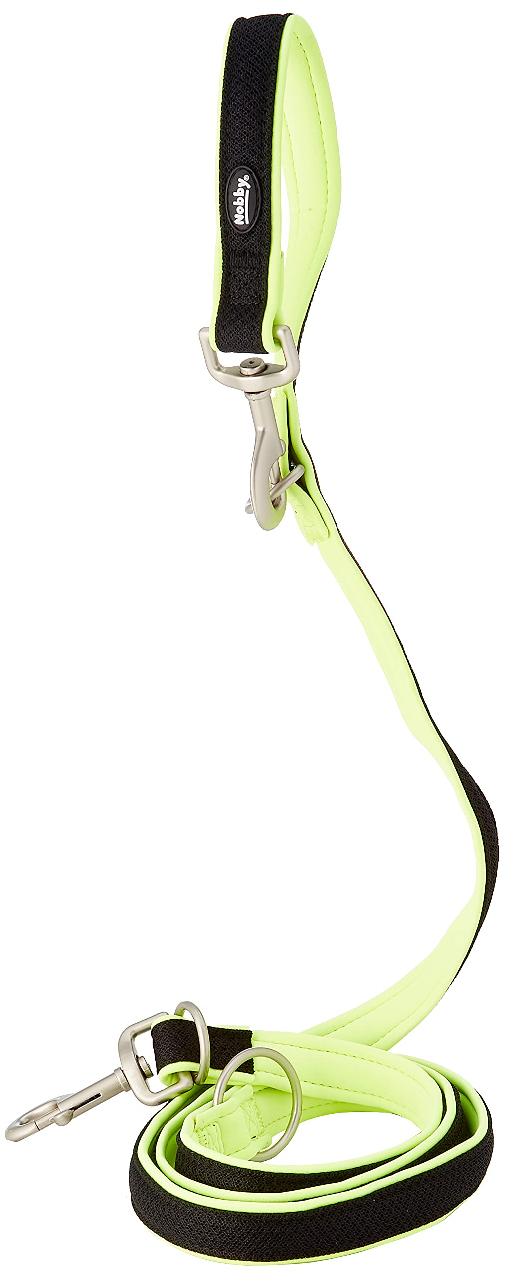 Nobby Preno Mesh Training Leash, 200 cm/20-25 mm, Neon Yellow