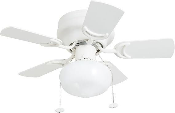 Prominence Home 41530 01 Hero 28 Hugger Small Ceiling Fan Led