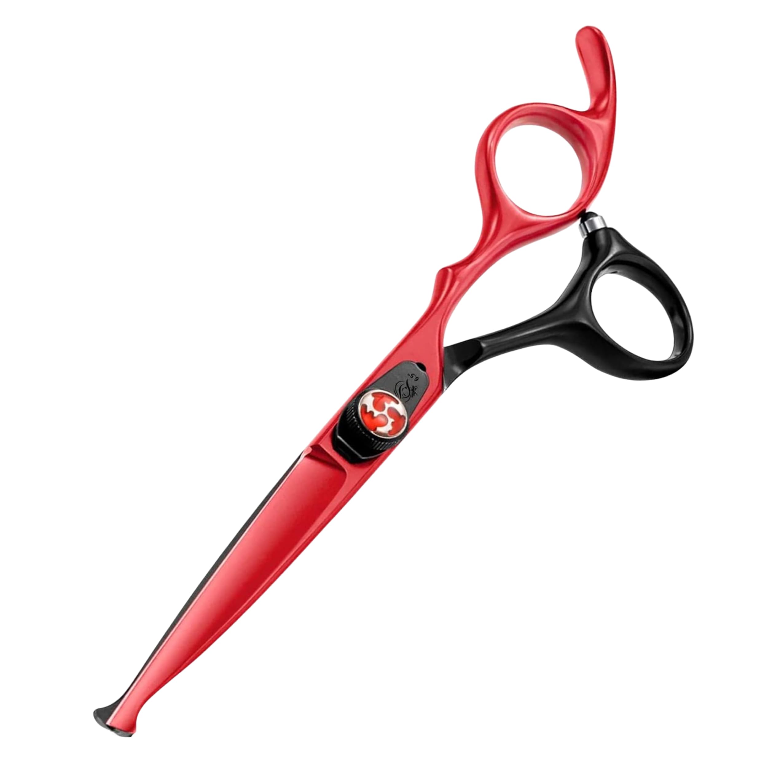 Glamified Glam 6.5” Hairdressing Scissors for Kids - Safety Round Tips, 6 Inch, Professional Salon & Barber Scissors for Baby, Toddler, Beginners & Home Use