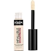 L'Oreal Paris Makeup Infallible Full Wear Waterproof Matte Concealer, Full Coverage, Porcelain, 0.33 fl. oz.