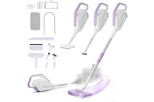 AAOBOSI Steam Mop, Powerful Detachable Handheld Steamer with 350ml Tank, 23FT Power Cable, Steam Mops for Floor Cleaning, Tiles, Windows, Tile Grout, Carpets, Furniture