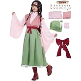 haikyuu Women Hunter Cosplay with Hair Accessories Kimono Top Skirt Vest Costume Halloween Comic Con