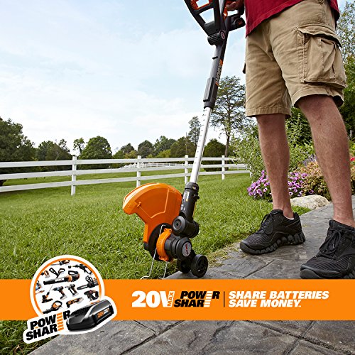 image for WORX WG160 GT 2.0 20V PowerShare Cordless String Trimmer/Edger/Mini Mo
