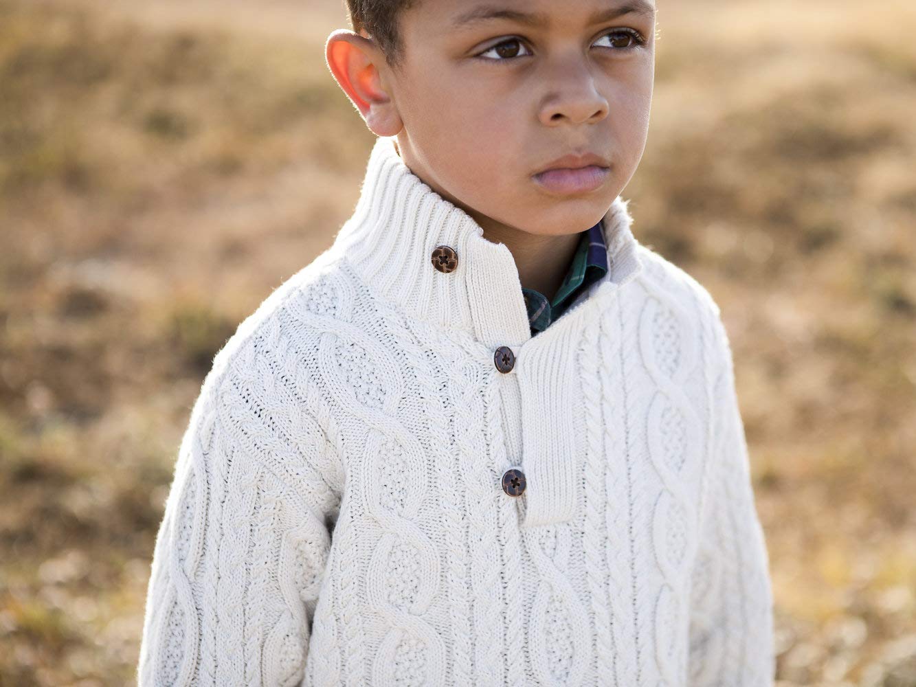 Hope & Henry Boys' Long Sleeve Stretch Poplin Button Down Shirt - Image 6