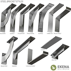 Ekena Millwork BKTM02X10X10HAHBR Steel Bracket