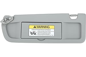Motoforti Left Driver Side Car Sun Visor Sun Visor Assembly for Honda Civic 2006-2008 No.83280-SNA-A01ZC Plastic Glass Fabric