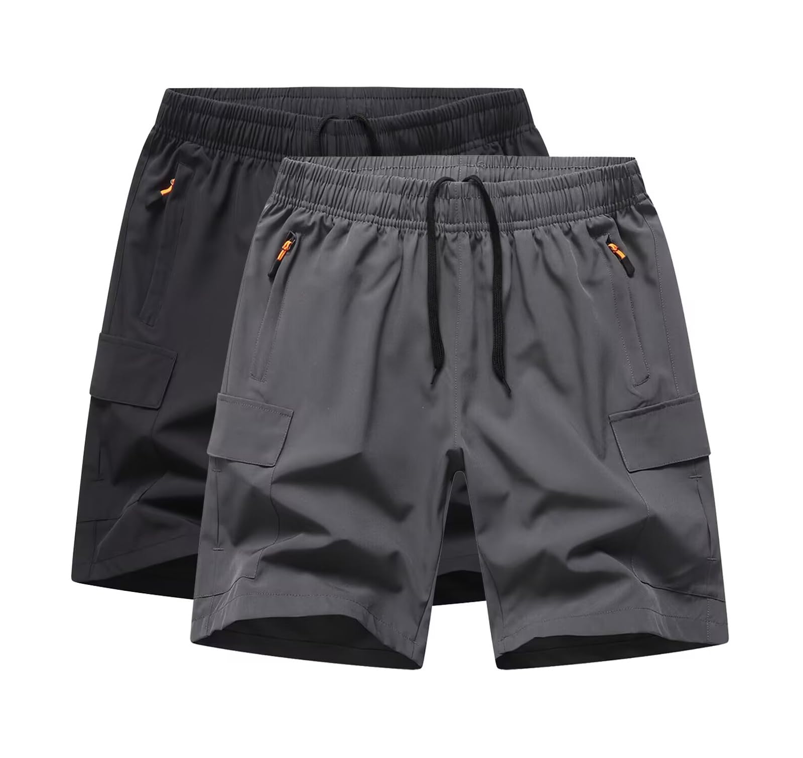 HONCAN Boys Pull on Cargo Shorts, Outdoor Kids