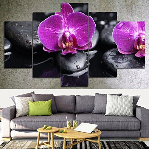 Wall Painting Decor for Home,ZIYUO Unframed Modern Art Oil Painting Print Canvas Picture Home Wall Room Decoration for Easter 5pcs/set (C)
