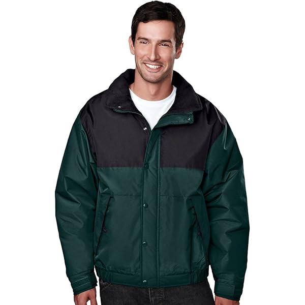 Tri-Mountain Dakota Nylon 3-in-1 Jacket. 6XLT Black/Black at