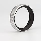 Haoge LUV-X100W Metal Lens Hood with MC UV Protection Multicoated Ultraviolet Lens Filter for Fujifilm Fuji X100F X100T X100S X100 X70 Camera Silver 2in1 Accessory Set