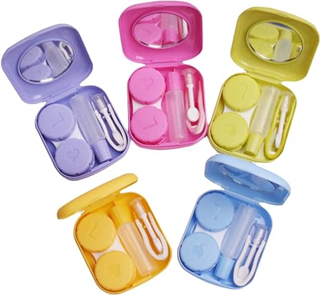 Amazon Co Jp デマ クト De Markt コンタクトケースセット 収納ボックス ケアパレット コンタクトレンズケース ソフトレンズケース 鏡付き レンズ液ボトル ストロー 薄型 眼鏡ケース ミニ 鏡付き かわいい 安全 携帯便利 ブルー ドラッグストア