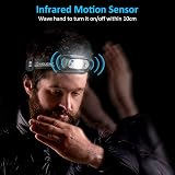 Babacom Head Torch USB Rechargeable 250 Lm Motion Sensor IPX6 Waterproof view 4