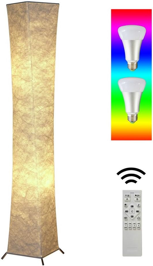 Hot Wing Floor Lamp, Tyvek Fabric RGB Color Changing Standing lamp Soft Lighting Home Minimalism Warm Atmosphere