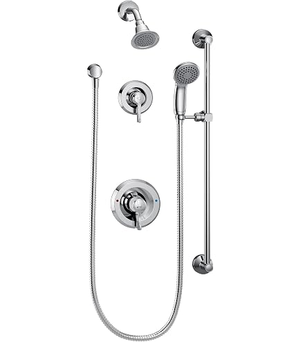 Moen 8349CBN Commercial Handbrause, 2,5 GPM, Gebürstetes Nickel – Vandalensicher, Für Gewerbliche Duschen