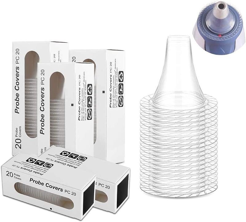 ALIOO 100x Ear Thermometer Probe Covers for Braun and Digital Thermometers