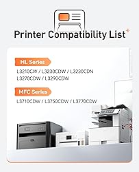 TN227 Toner Cartridge 4-Pack High Yield Replacement