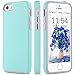 BENTOBEN iPhone 5 Case,iPhone 5s Case, iPhone SE Case, Dual Layer Anti-Scratch Rugged Durable Impact Resistant Plating Chrome Button Anti-Slip Skidproof Case for iPhone SE/5S/5, Mint Green