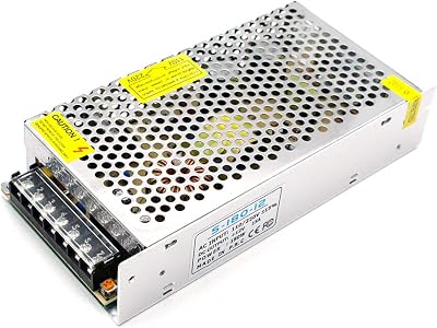 inShareplus 12V 15A 180W DC Switching Power Supply 110/220V input