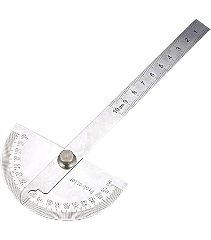 Nortools Combo Square – Metal Body, Stainless Steel Blade, Brass Bolt – For Perfect 90° & 45° Angles Every Time
