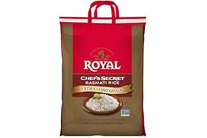 Royal Chef's Secret Extra Long Basmati Rice, 20 Pound Bag