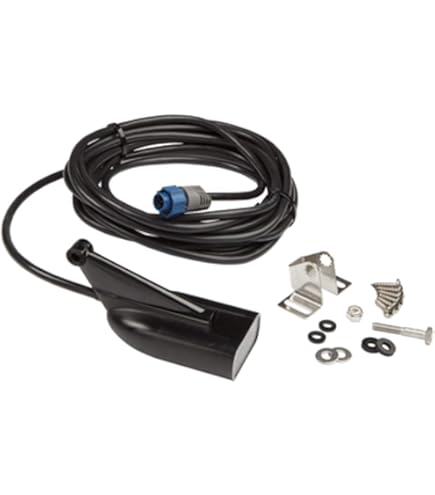 Amazon.com: Lowrance Dual Frequency Transom Mount Transducer