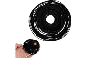 GEEHUA 100 PCS Recorder Rubber Belts, 40-135mm Cassette Recorder Repair Maintenance Mix Flat Cassette Square Tape Strap Repair Rebuild Replacement for DVD CD LD VCR Repeater Drives 1mm Width