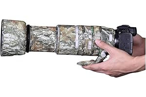 Fujing Waterproof Lens Coat Camouflage Rain Cover for Canon RF 100-500mm F/4.5-7.1 L is USM（DSMC