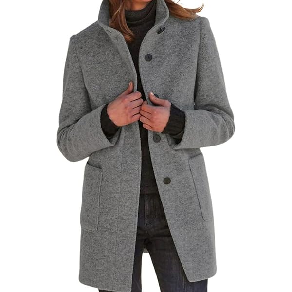 Amazon.com: CUCUHAM Wool Coat Long Wool Coats Women Thicken