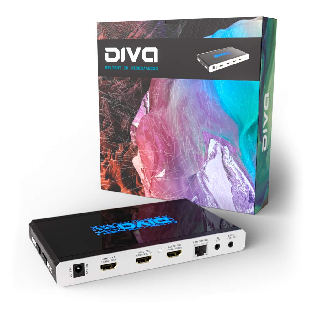 Photo 1 of HDFury 4K Diva 18Gbps | HDMI/eARC Audio Extract | 4K HDR Splitter | Auto-Switcher (4input| Safari/Chrome ctrl | TV’s Ambient,NOT Work with arc soundbar.Please Watch Setup Video Before Buy or Ask us.