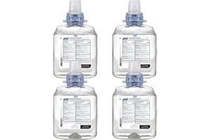 PURELL Advanced Hand Sanitizer Foam, 1200 mL Hand Sanitizer Refill for PURELL CS4 Manual Dispenser (Pack of 4) - 5192-04