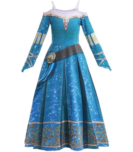 Disney Princess Merida Classic Girls' Costume, Blue : Clothing, Shoes & Jewelry