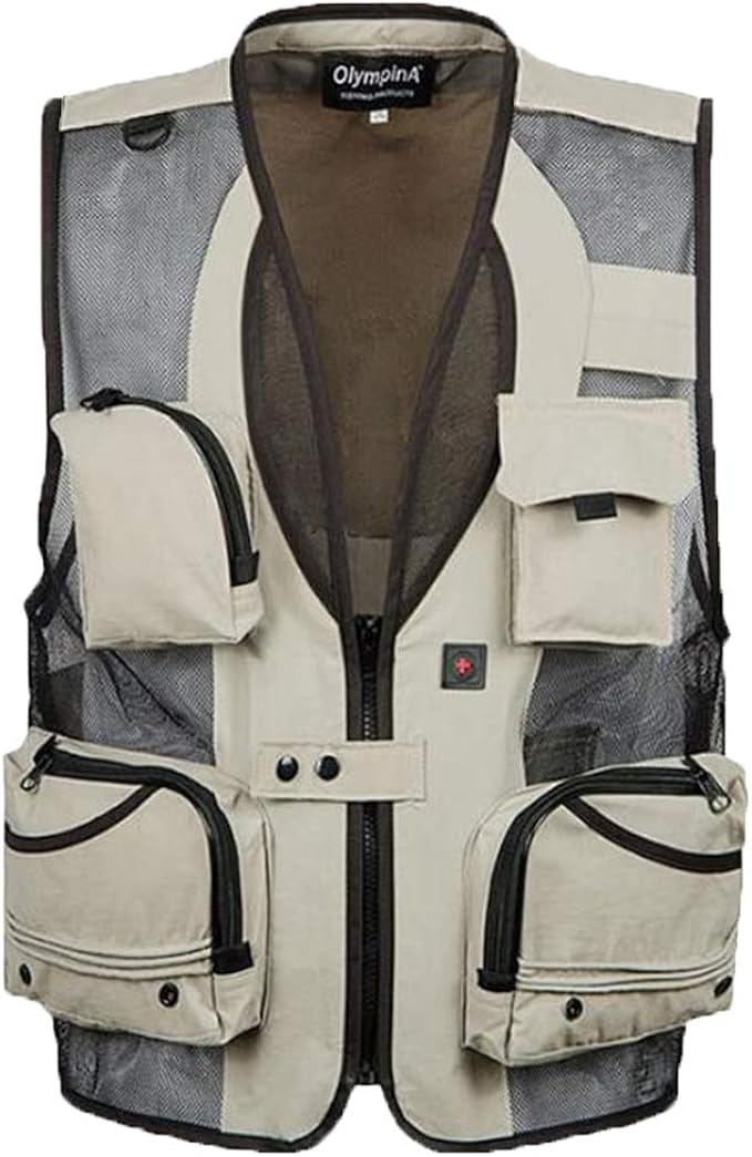 Semen Outdoor Weste Safari - Multifunktionsweste Mit Vielen Taschen Für Camping & Jagd