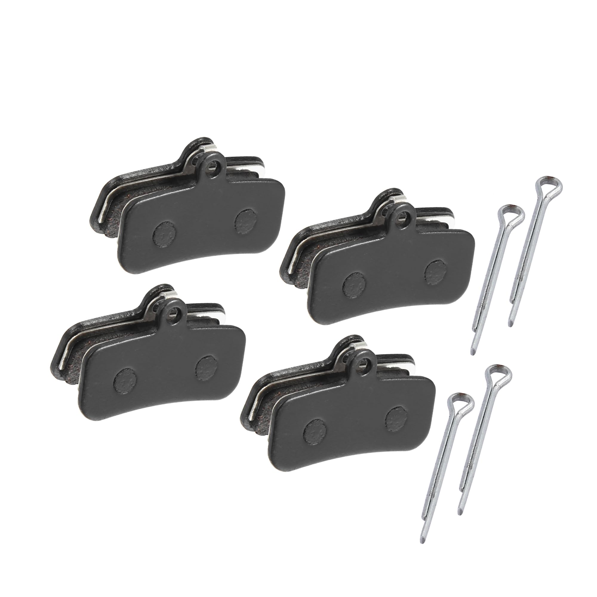 Hihaha 4 Pair Semi Metal Disc Bike Brake Pad W/Split Pin for SHIMANO Saint Durable Material