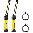 Napatyre Rechargeable Work Light, 1000 Lumens Bright LED Work Light with Magnetic Base, 120° Rotate Mechanic Light 3 Modes Ma