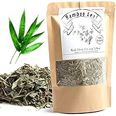EidolonGreen [China Medicinal Herb] Bamboo leaves tea,Organic Bamboo Leaf Tea, (DanZhuYe/淡竹叶/댓잎 티백 차) Chinese Herbal Dried Loose Leaves (2 Ounce (Pack of 1))