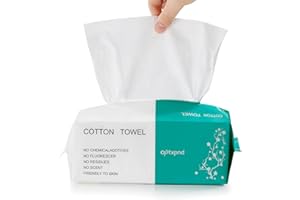 Disposable Face Towel Face Cloths for Washing Face Soft Cotton Face Towels Facial Cloths Towelettes for Washing and Drying fo