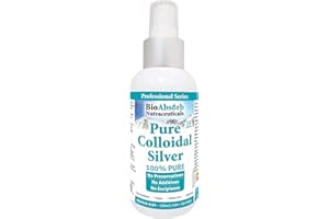 Colloidal Silver Spray. Highly Bioavailable Pure Solution.10 ppm, 120 ml. No Additives.